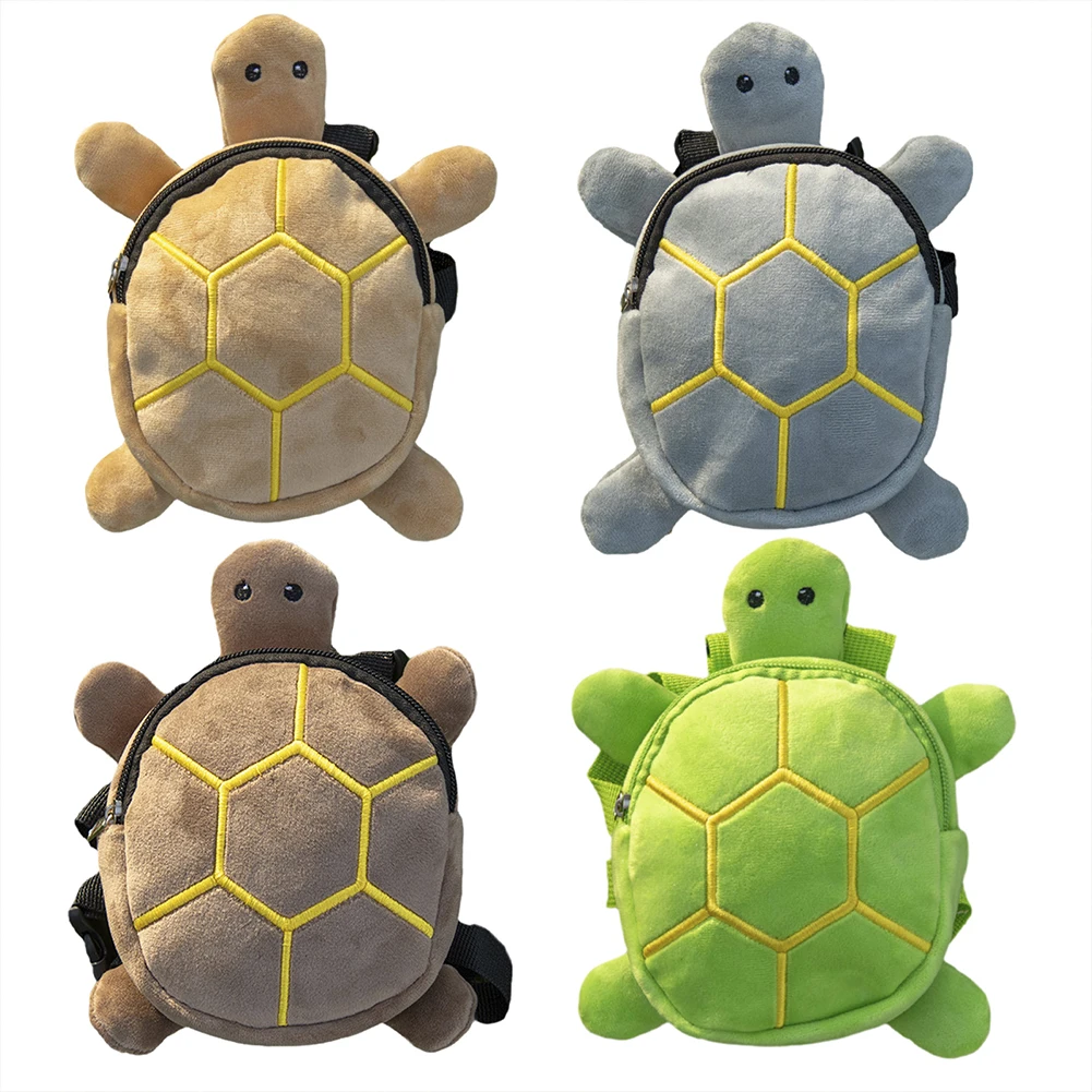 Pet Backpack Cartoon Turtle Shape Dog No-Pull Pet Harness Vest Self Carrier Metal Zipper Large Capacity for Walking Camping