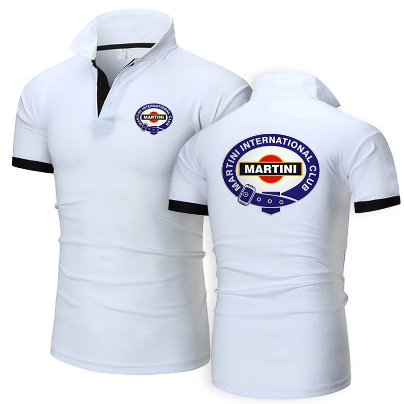 Mens Summer Short Sleeve Polo Shirt Solid Color High Quality Slim Fit