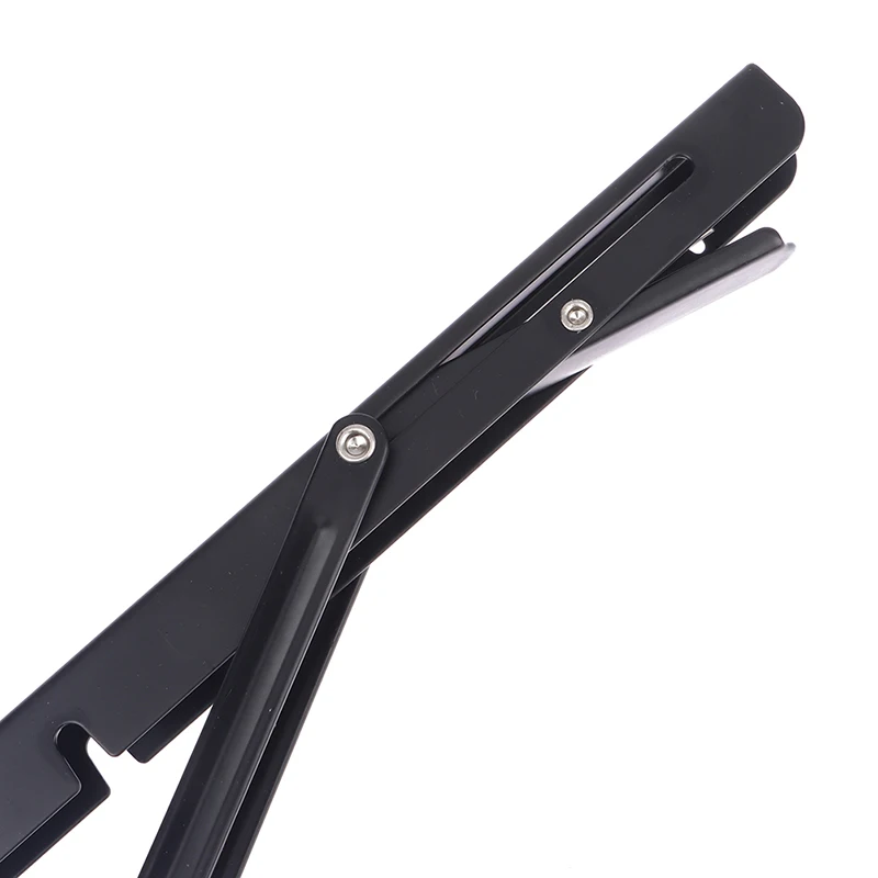 1 stück Campervan Klapp Halterung Tisch Regal Wohnmobil Caravan Schwarz Finish Edelstahl Mini Klapptisch Auto Zubehör – Detail 4