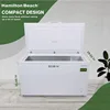 14 cu ft Chest Freezer - White, Large Storage for Families, Space-Saving Flat Back, Front Drain, Garage Ready- By Hamilton Beach 4