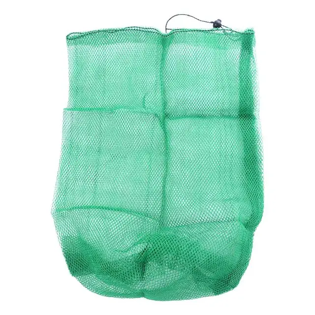 Portable Fishing Gear Small Grid Thickening Green Fishing Net Nylon Mesh Bag Fish Nets Bag Live Fish Nets Mesh Bag 5