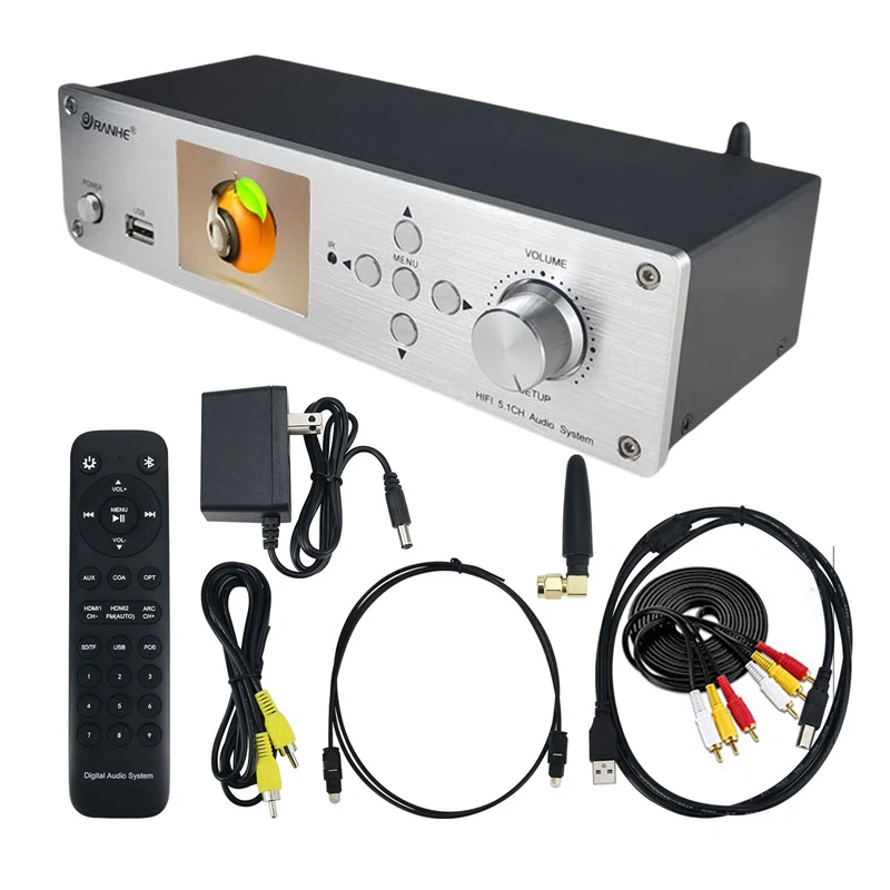 5.1CH аудио декодер Bluetooth 5,0 4K60Hz HD-MI 2,0 переключатель 2 в 1 Out ARC Converter PC-USB DAC DTS AC3 5,1 цифровая аудиосистема (art.: 3920c6d7c9170) - 3920c6d7c9170