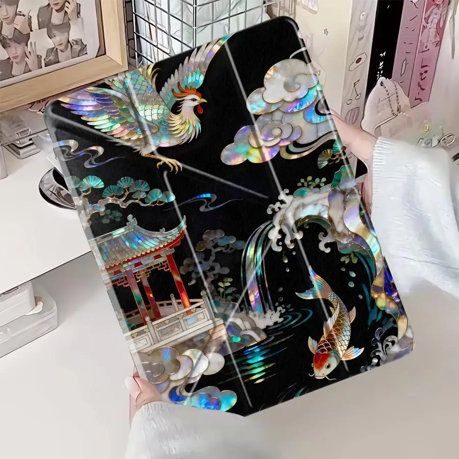Phoenix Design Tablet Case with Holder Cover, for Multiple Models and Sizes