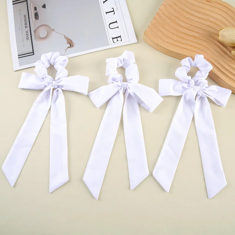 Luxurious Versatile Bow Streamer Headband – Elegant Soft Elastic Retro Hair Accessory