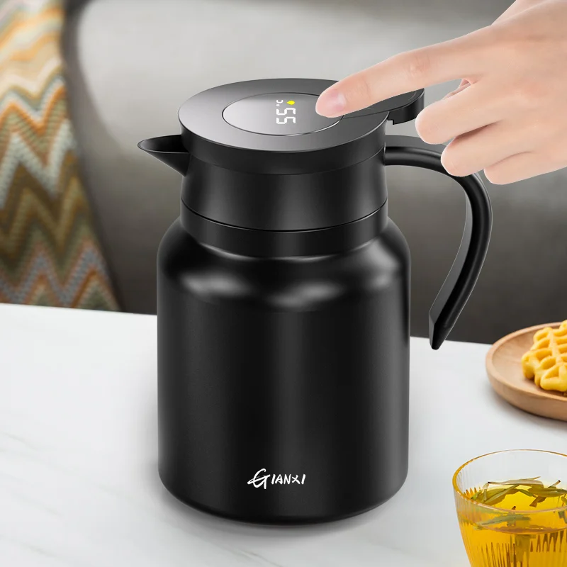 GIANXI 1000ML Ceramic Liner Teapot For Tea Household Filterate Coffee Pot With Handle Cold Water Kettle Coffee And Tea Tableware