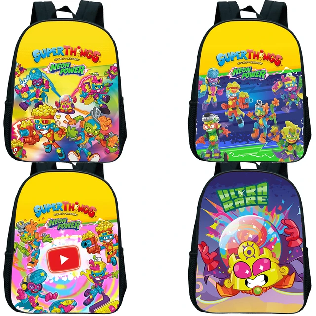 Super Zings 9 Backpack Teenager Boys Girls School Bag Cartoon 3D Print  Bookbag Mochila Super Things