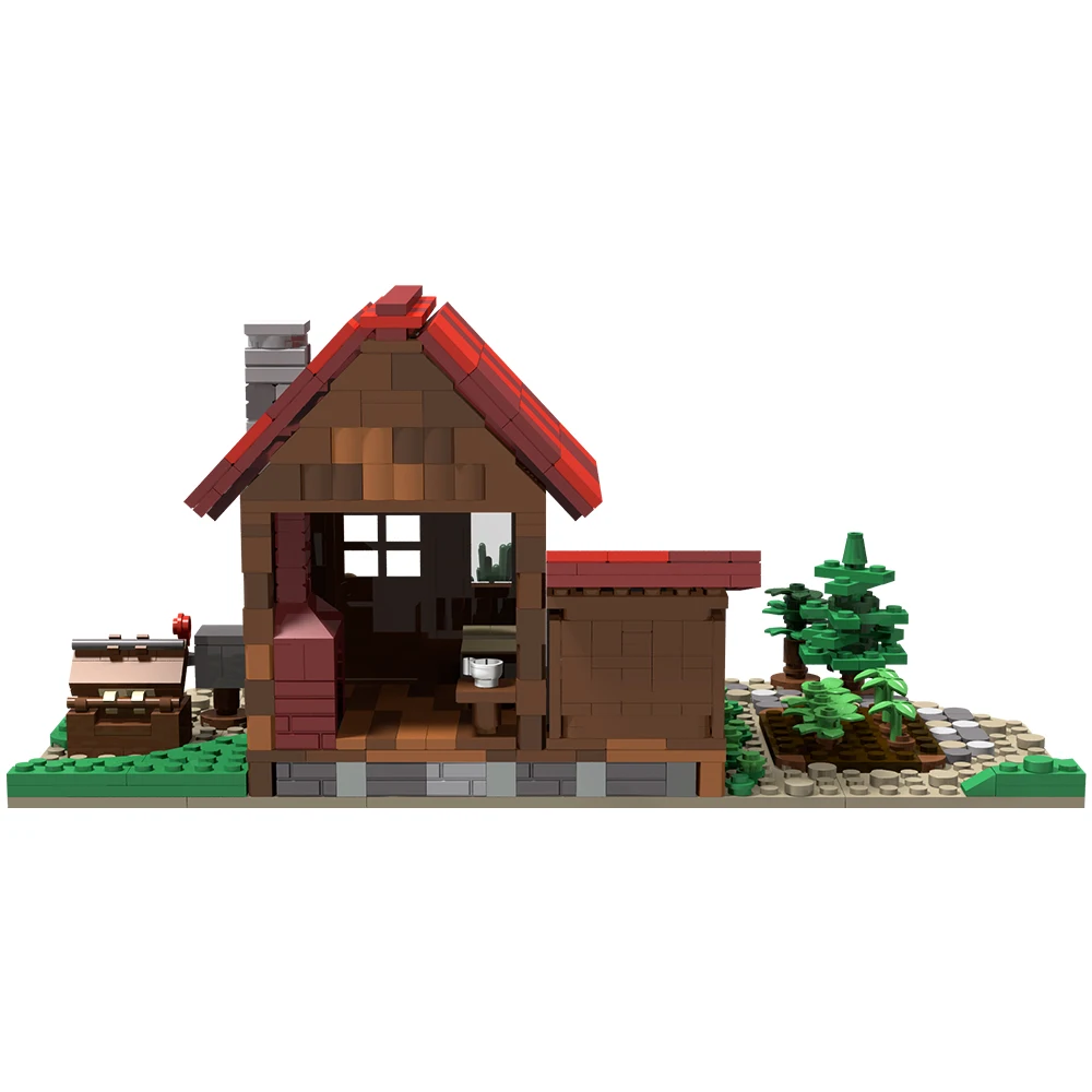 Gobricks MOC-125029 Stardew Valley Farmhouse Bricks Medieval