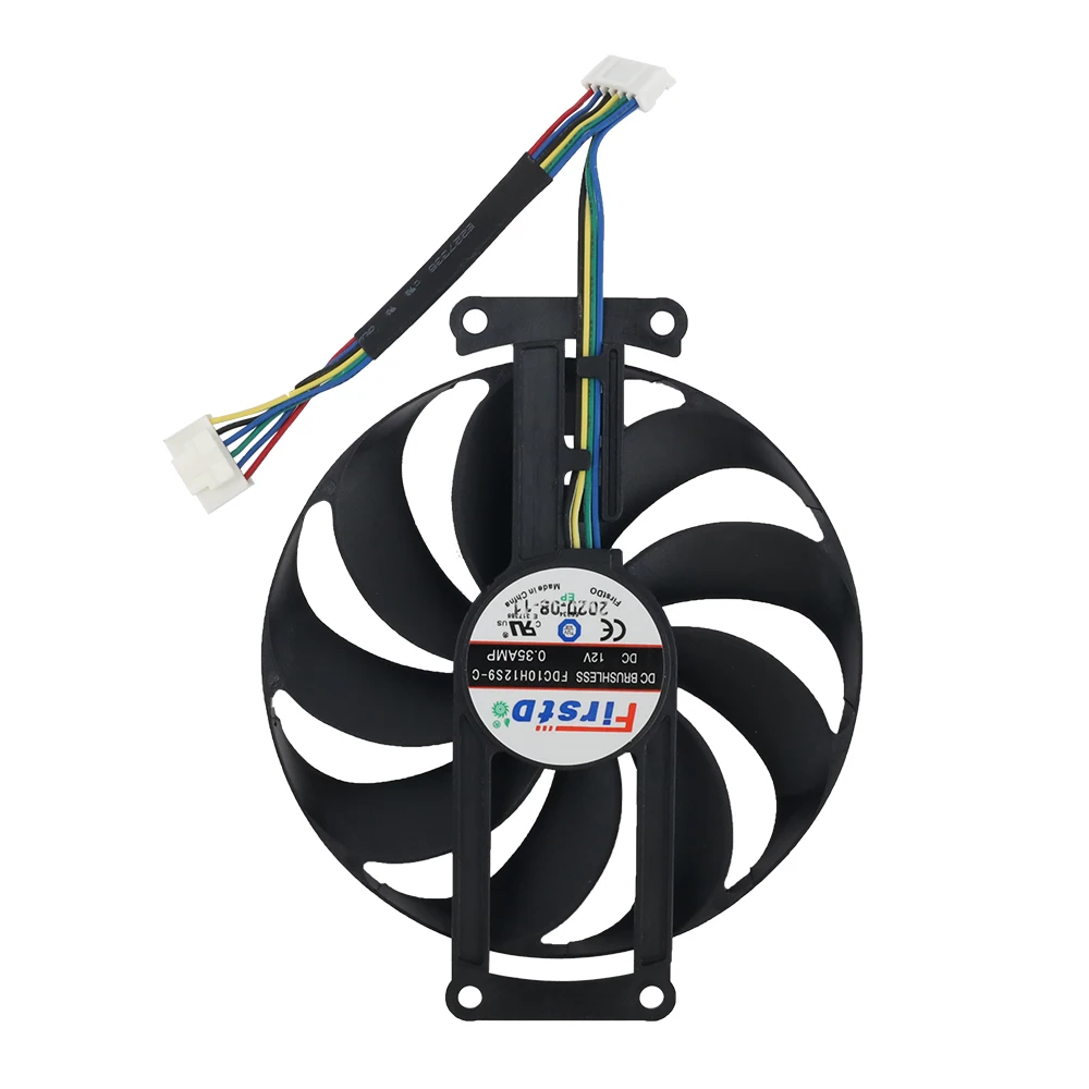 Ventilador de Refrigeração da Placa Gráfica Original Asus Geforce Rtx 2060 2070 Dual Mini oc Gtx 1660 Super 87 mm Fdc10h12s9-c Pla09215s12h Novo - Imagem 3