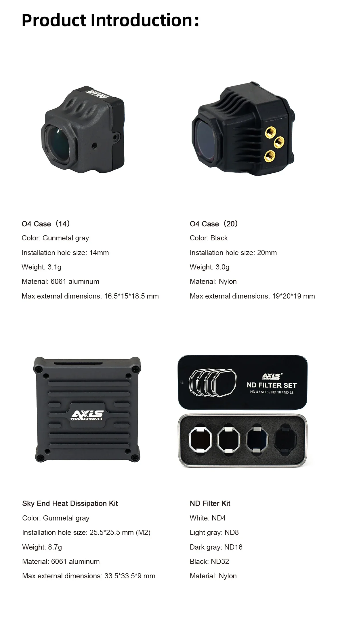New Axisflying Adapts to O4 Lite Air Unit Case Lens Image DJI O4