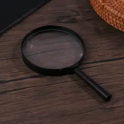 Handheld High - Definition Magnifying Glass - 5x Magnification for Children, Students, and Seniors (100MM)