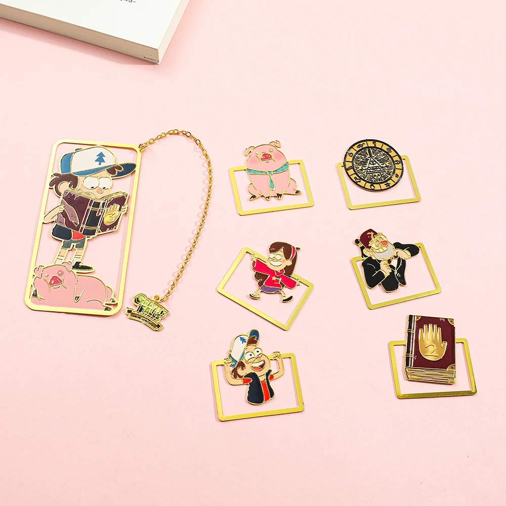 Gravity Falls Metal Bookmark Reading Office Marking Gift