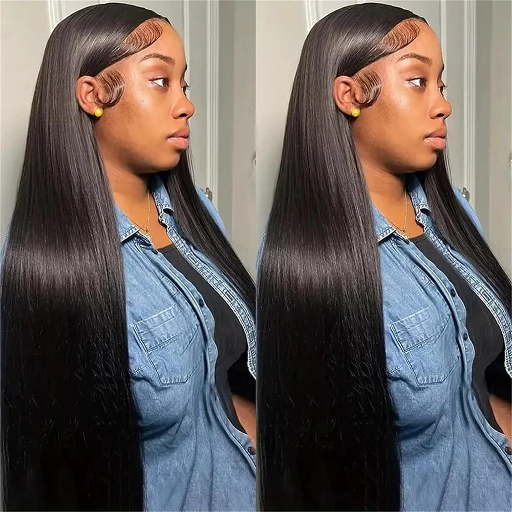 Straight Human Hair Bundles 1/3/4 PCS Natural Black Brazilian Hair Weave Bundles 14-30 Inch Human Hair ExtensionsNatural straight hair fringes specially designed for Designed specifically for black women 3