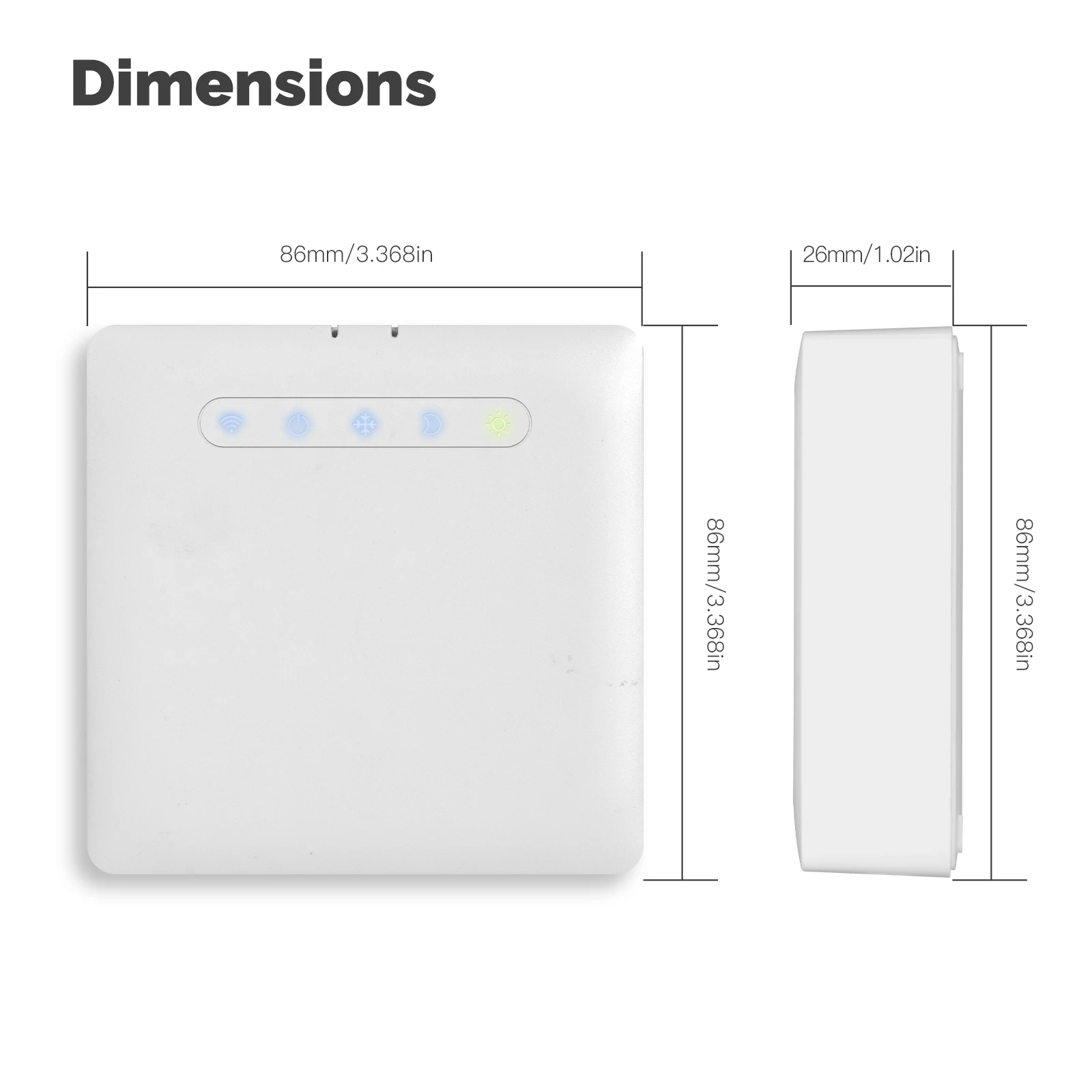 Smart WiFi Thermostat with Remote Control & Energy Monitoring