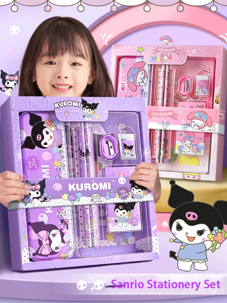 Stationery Gift Box Sanrio briefpapier 10 jaar oud meisje basisschool Kuromi kinderen Tamagotchi hond eerste graad handboek