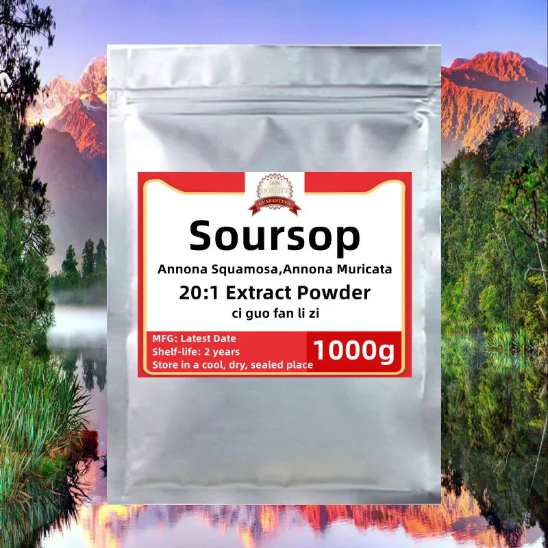 50-1000G Soursop,Annona Squamosa, Spedizione Gratuita