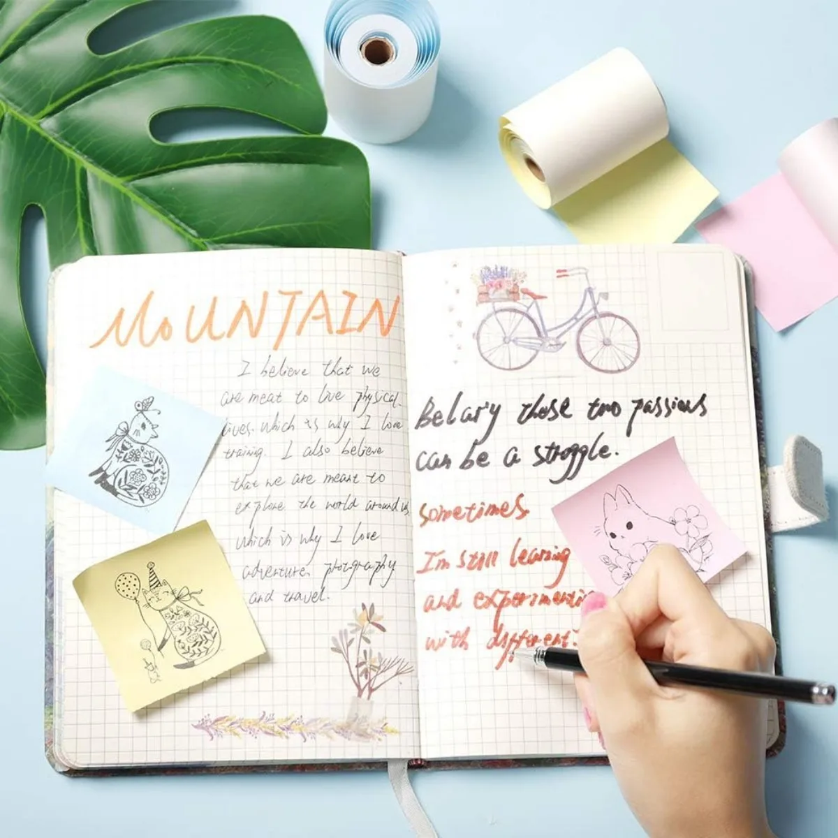 Kids Camera 7-Color Thermal Paper 57x25mm - Non-Stick BPA-Free for Instant Camera/Printers, Travel Diaries/Event Keepsakes