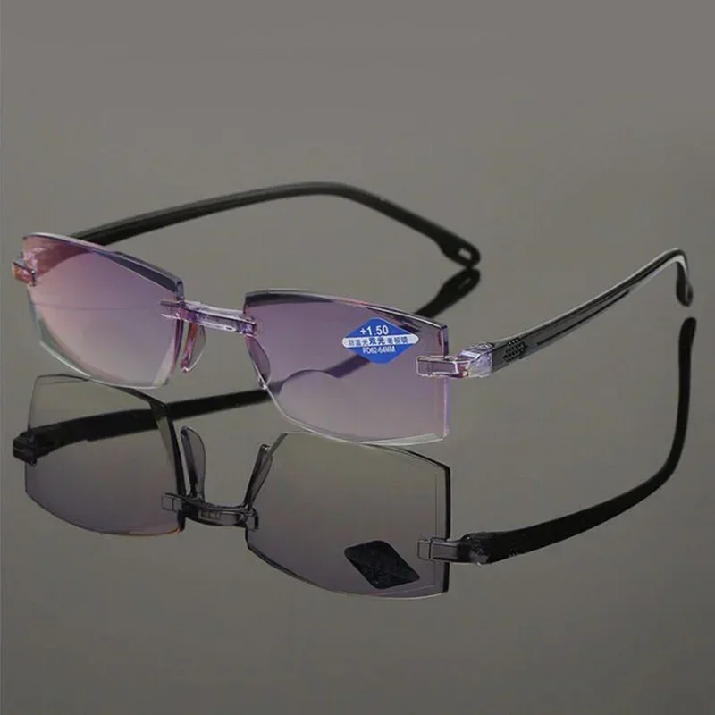 Eyewear Sapphire High Hardness anti blue light glasses Progressive Far and Near Dual-Use For Men Women