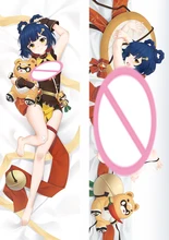 

Genshin Impact Gouba Pillowcase Kawaii Xiangling Cushion Cover Hugging Body Pillow Case Bedding Pillow Cover Anime Dakimakura