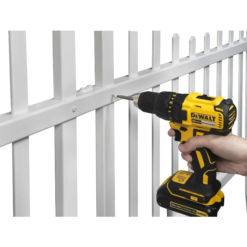 No Dig Zippity Fence Kit White Vinyl Picket Fence Panels Easy DIY Decorative Fencing For Yard Patio Temporary Outdoor Border