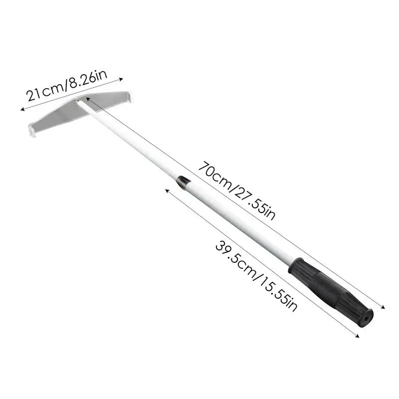 Poker Chip Push Retractable Chip Stick Pusher Poker Chip Collector Rake Metal Casino Supplies Chips Harrow Collector Portable