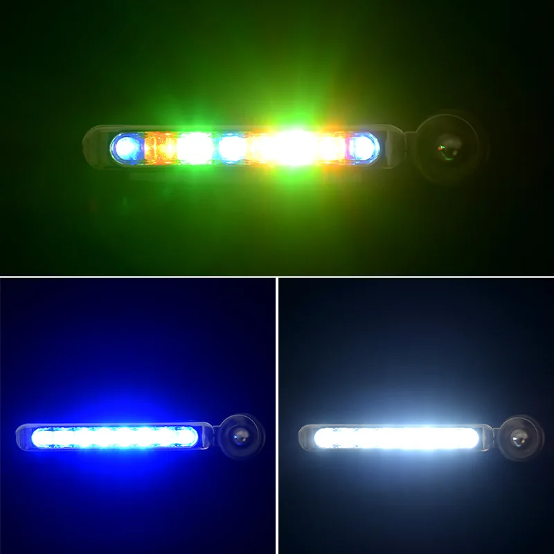 

Universal 1 Pair Car Mid-grid Lights LED Wind Energy Daytime Running Lamp Head Auxiliary Lights Auto Exterior Decorative Light
