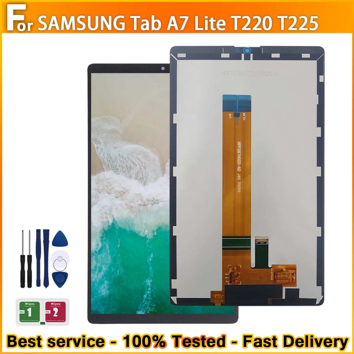 100% Test LCD For Samsung Galaxy Tab A7 Lite 2021 SM-T220 (WIFI) SM-T225  (3G)LCD display touch screen Replacement - AliExpress