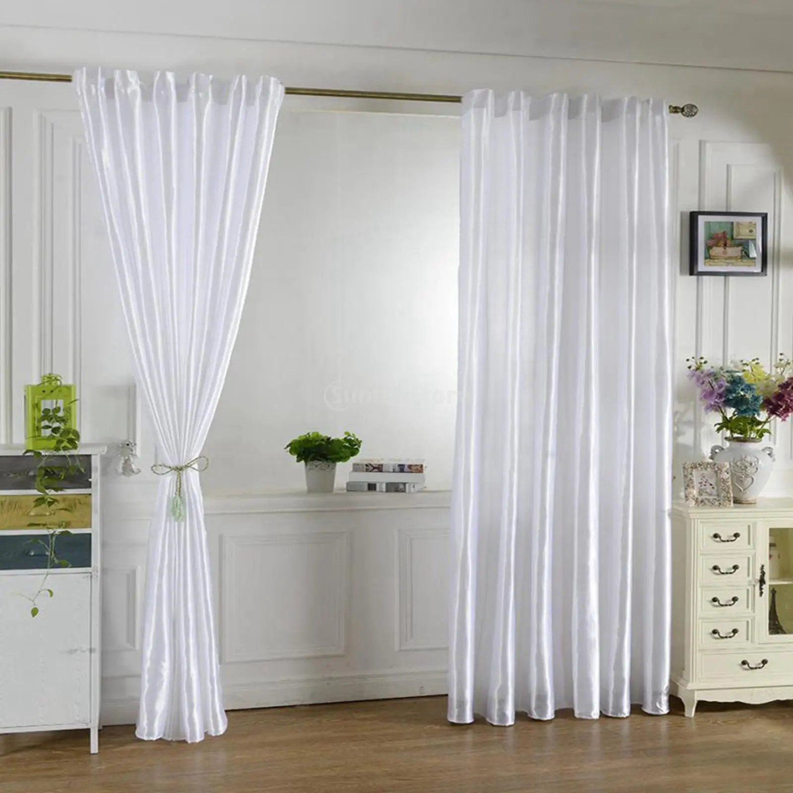 Semi-shading Drape Curtains for Living Room Kitchen The Bedroom Curtains, 40