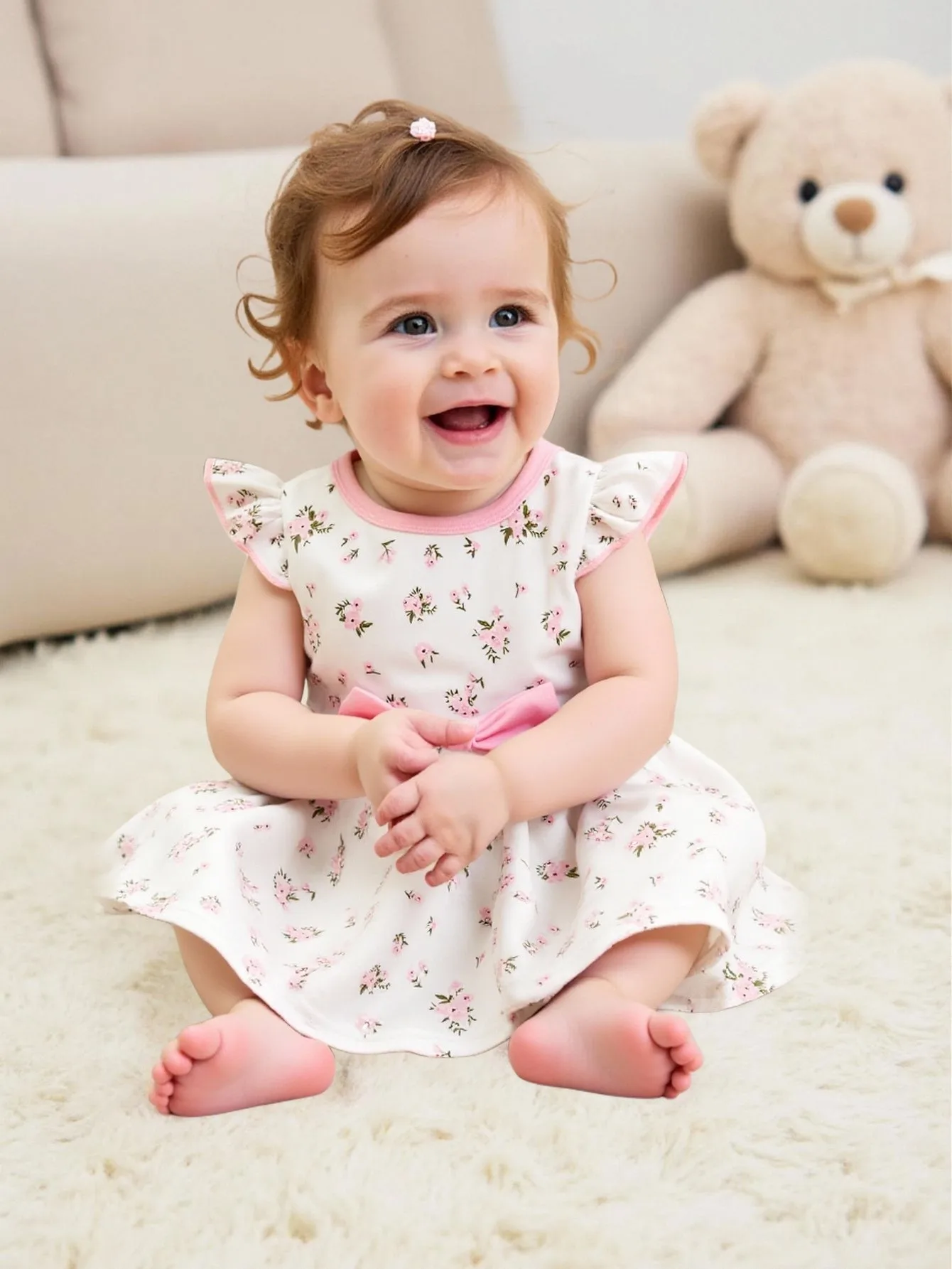 Baby Girl Floral Dress 6