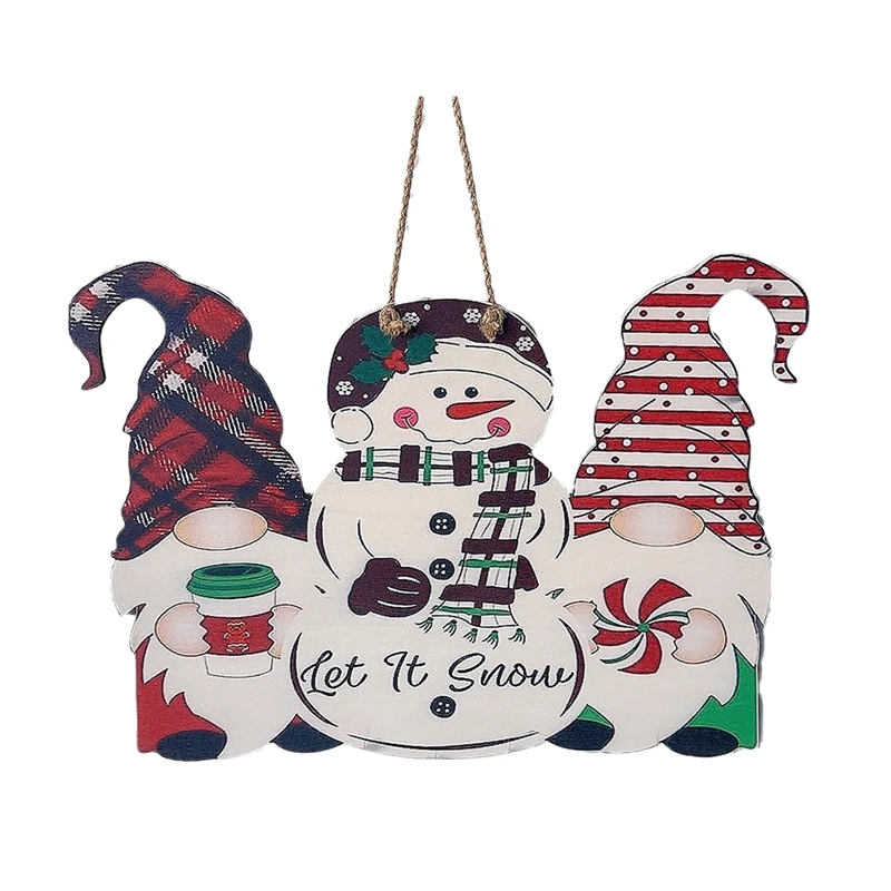 

1 Piece Welcome Door Sign Gnome Hanging Door Decor Thanksgiving Wooden Sign Pumpkin Door Hanger For Outdoor Front Door