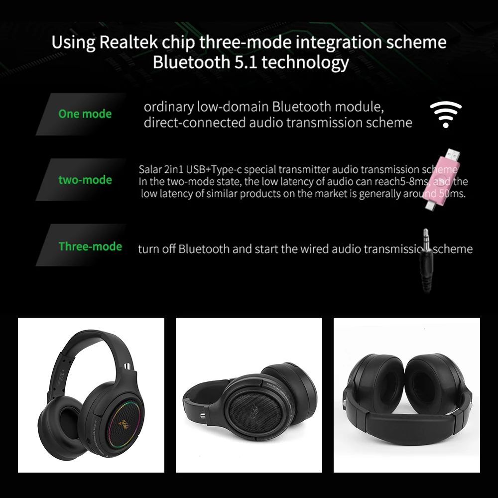 Kort levetid G Sindsro Bluetooth Wireless Headset Pc Gamer | Wireless Gaming Headsets Ps4 -  Bluetooth 2.4ghz - Aliexpress