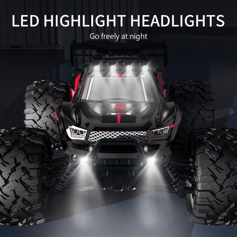 KF15 1:16 28KM/H Brushless 2.4G RC Drift Car IPX6 Waterproof With LED Lights 4WD Electric High Speed Racing Climbing Vehicle Toy 4