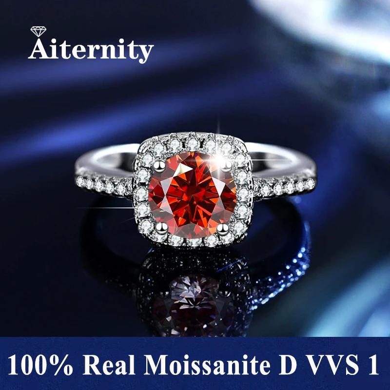 FB-Red Moissanite