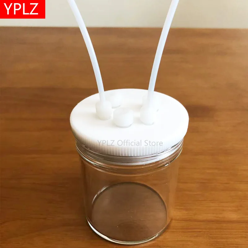 Sealed gas electrochemical electrolysis device electrolytic reaction cell electrolytic cell test container bottle