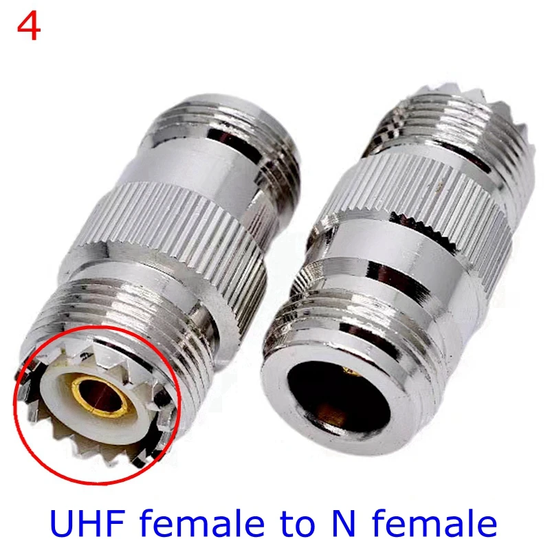 Conector macho hembra UHF SO239 PL259 SL16 a N, ángulo de 90 °, SO239 PL259, divisor de 3 vías, adaptador Coaxial RF