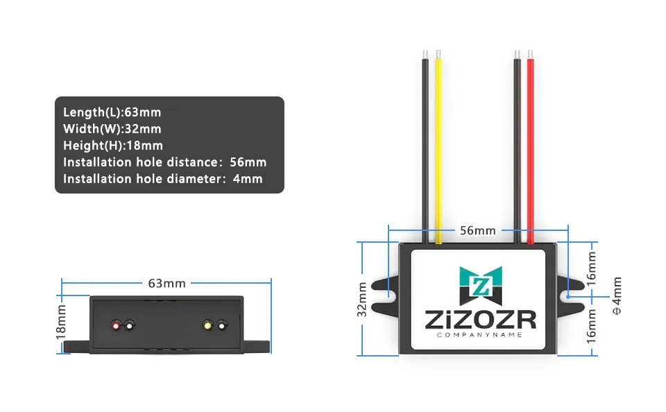 Description Picture 2 of itemDC-DC Buck Converters 8-40V 12V 24V 36V To 5V 9V 12V 13.8V 3A 5A Step-Down Stabilizers Transformer Power Supply Voltage Reducer