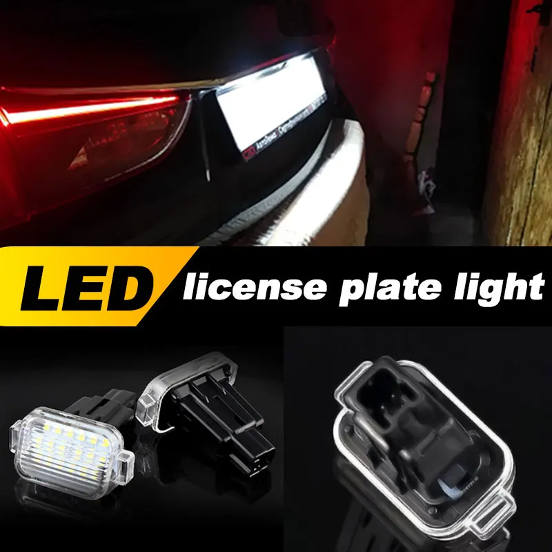 License Plate Light Ultra White Led Light Bulbs for Mazda
