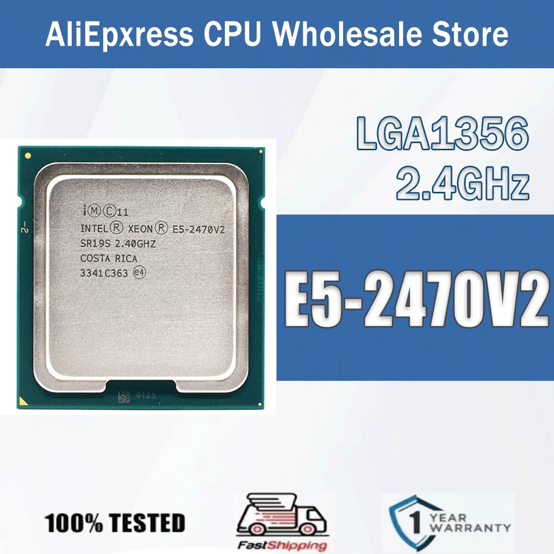 Intel Xeon E5-2470 V2 Processor – 10 Core 20 Threads 2.40GHz 25MB LGA-1356