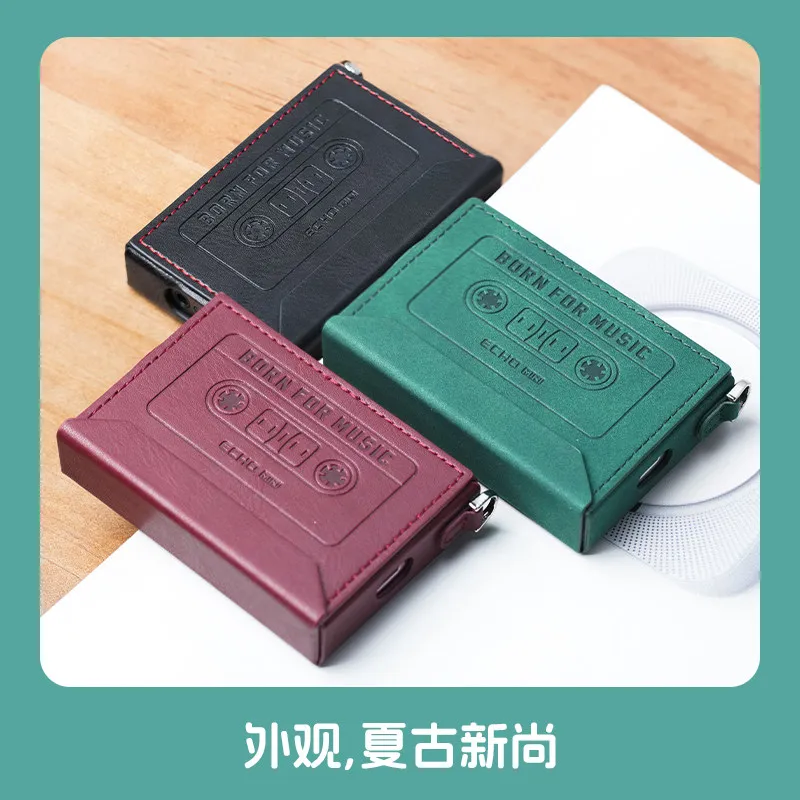 Fiio Echo Mini 음악 플레이어 보호 케이스 SnowSky Echo 휴대용 미니 MP3 플레이어 맞춤형 휴대용 보호 PU 가죽 케이스 MP4