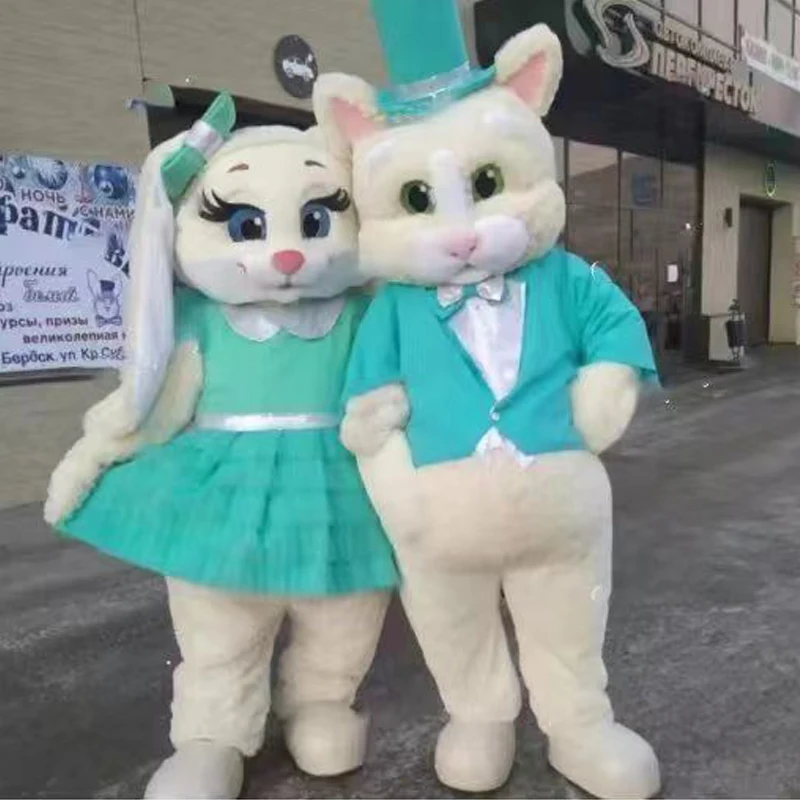 Conejo Blanco conejo desgaste rendimiento/traje mascota/traje de cosplay Alibaba
