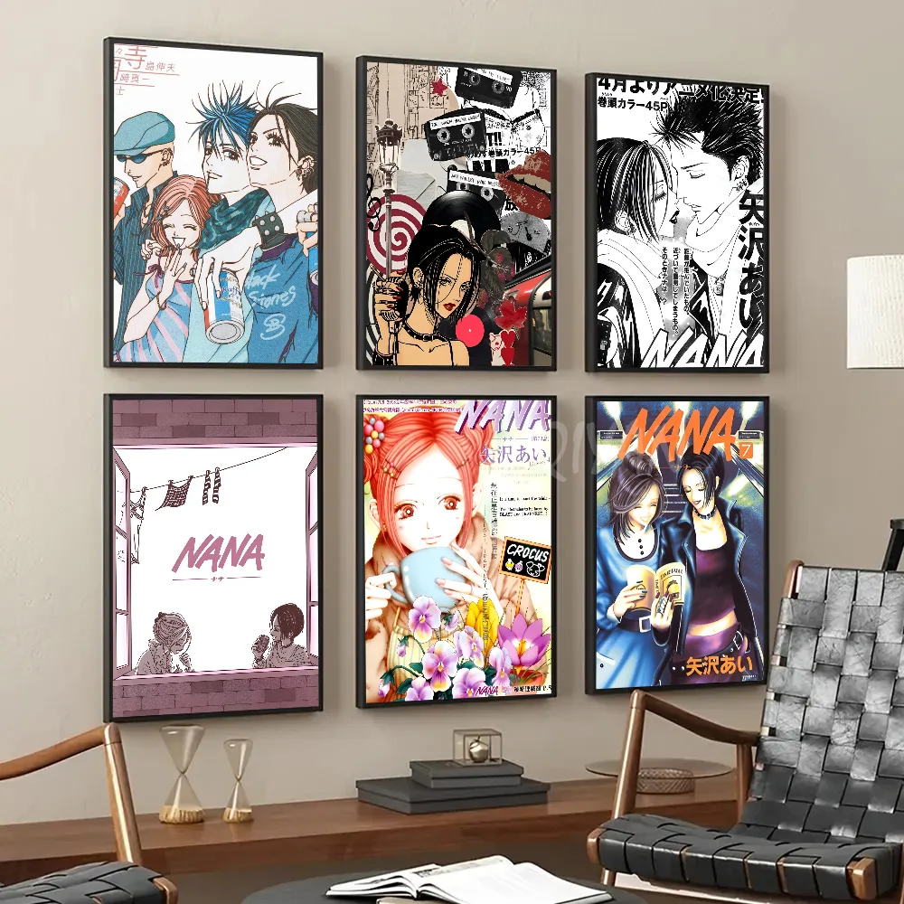 

Japan Anime NANA Character Poster Paper Print Home Living Room Bedroom Entrance Bar Restaurant Cafe Art Painting Decoration