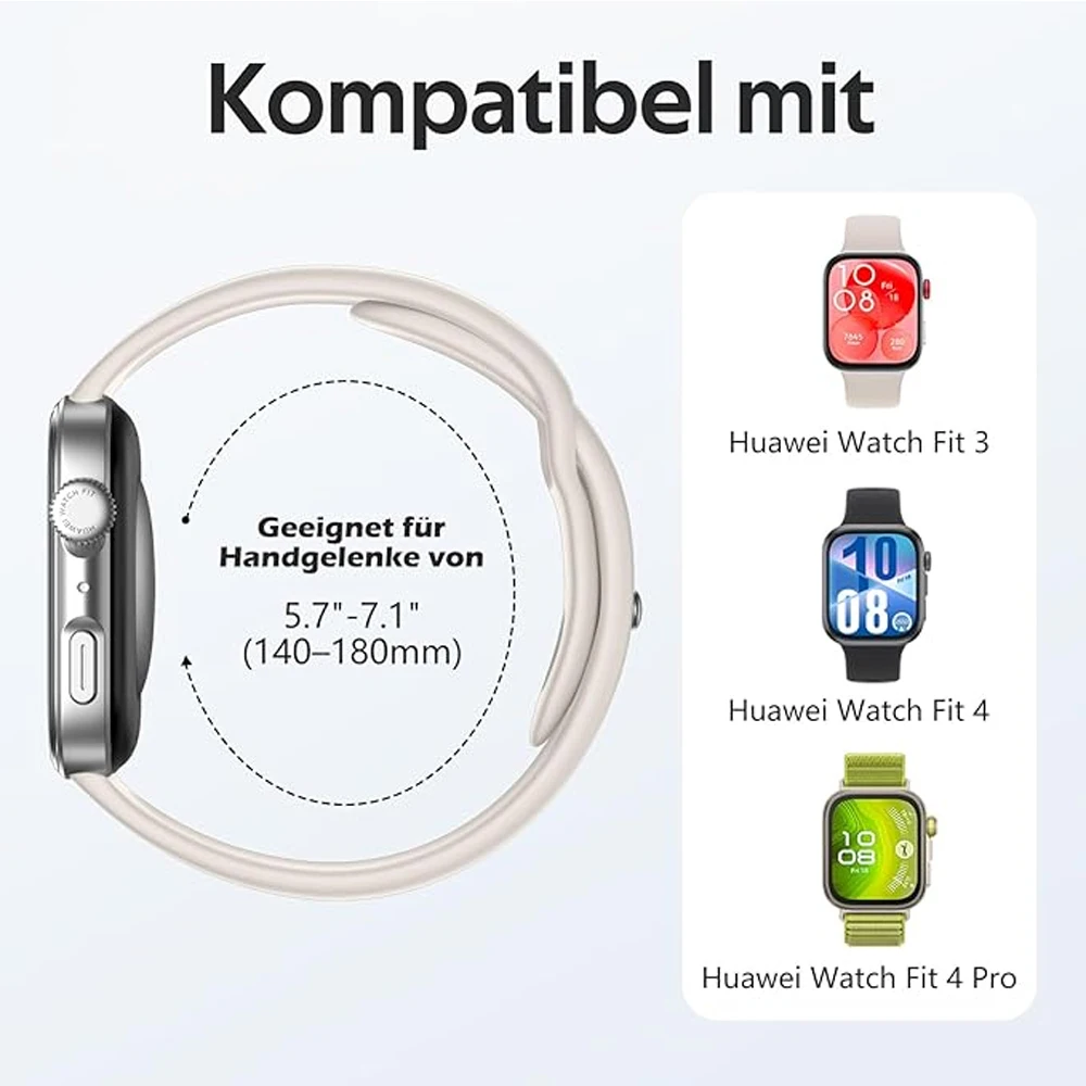 Sport Silicone Strap for Smartwatches - Durable & Comfortable Wristband Bracelet