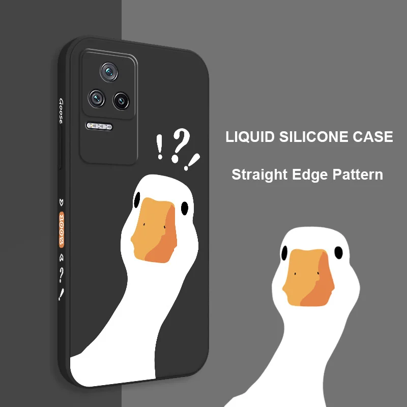 Doubtful Duck Liquid Silica Phone Case Cover