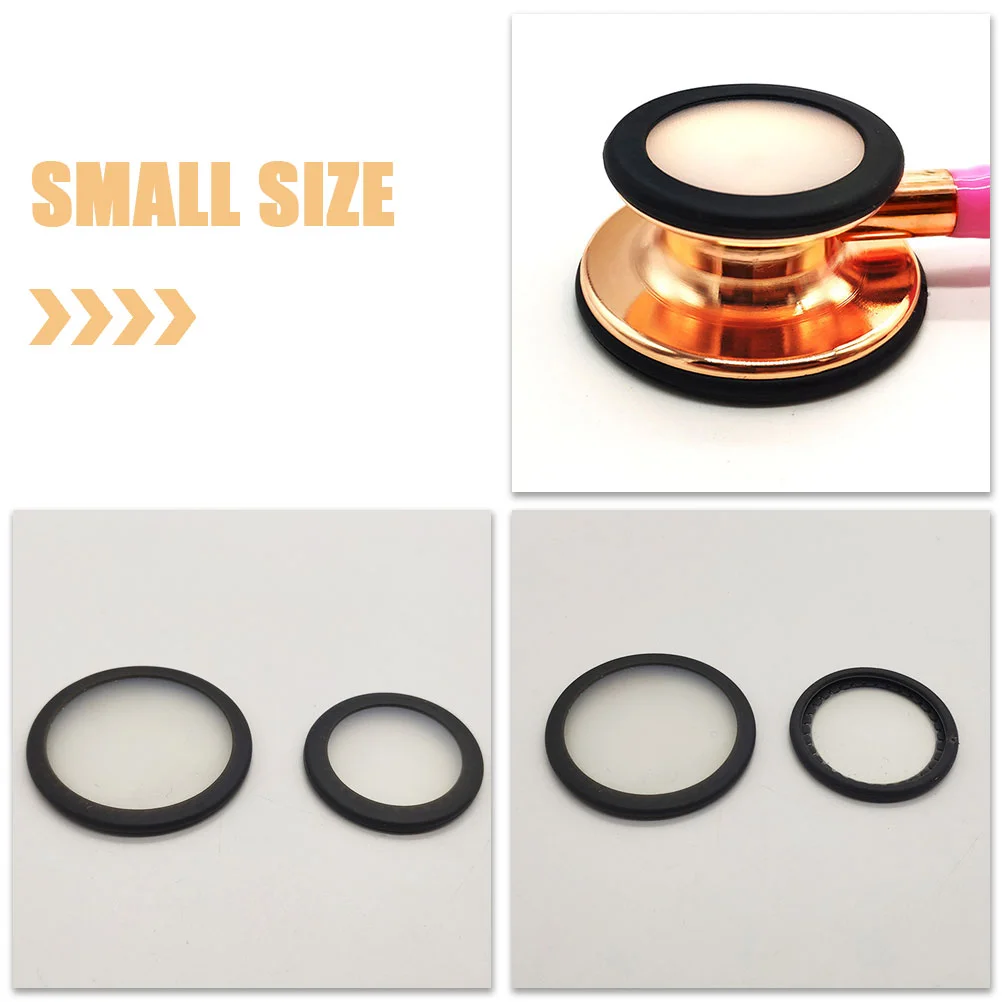Stethoscope Spare Covers Stethoscope Bell Cover Replacement Diaphragms Parts 2 Sets