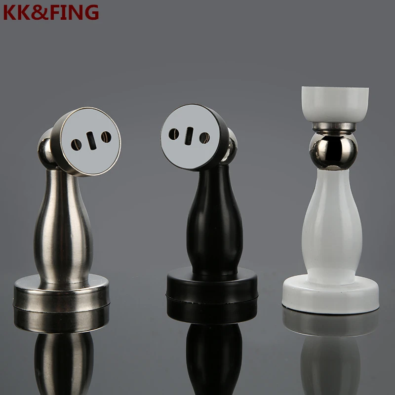 KK&FING Stainless Steel Strong Magnetic Door Door Stopper Mute Touch Anti-collision Stoper Magnetic Stopper