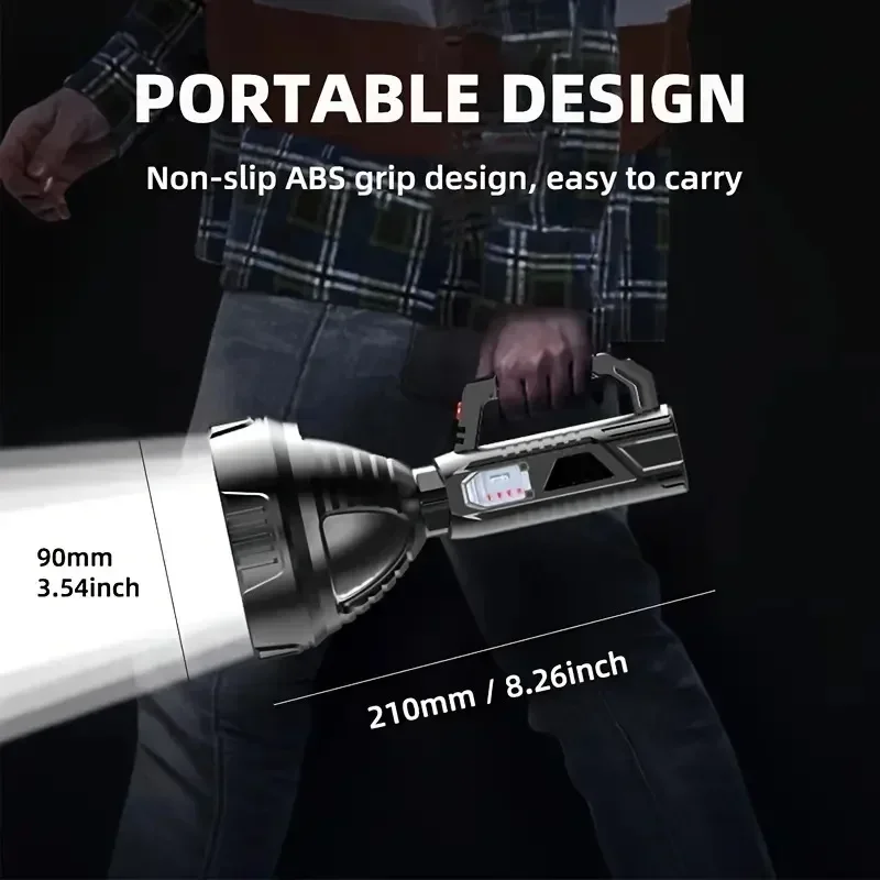 High Power Led Flashlights Rechargeable Camping Spotlight USB Rechargeable Outdoor Emergency Lights Camping Lamp Fishing Lantern led light portable flashlight emergency light portable camping light