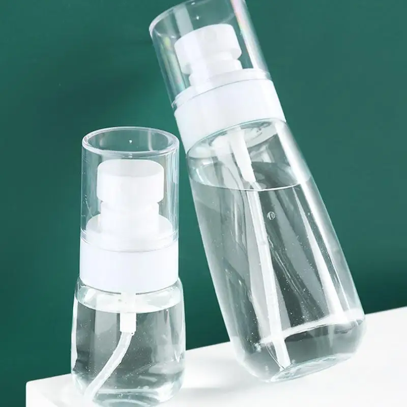 3-teilige kleine Sprühflasche für unterwegs, feiner Nebel, leere Mini-Sprühflasche, auslaufsicher, nachfüllbar, für Toner, Gesichts- und Haarspray – Detail 9