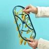 Plastic Drying Rack 12 Clips Windproof Multifunctional Dormitory Household Underwear Socks Drying Rack #2890 3