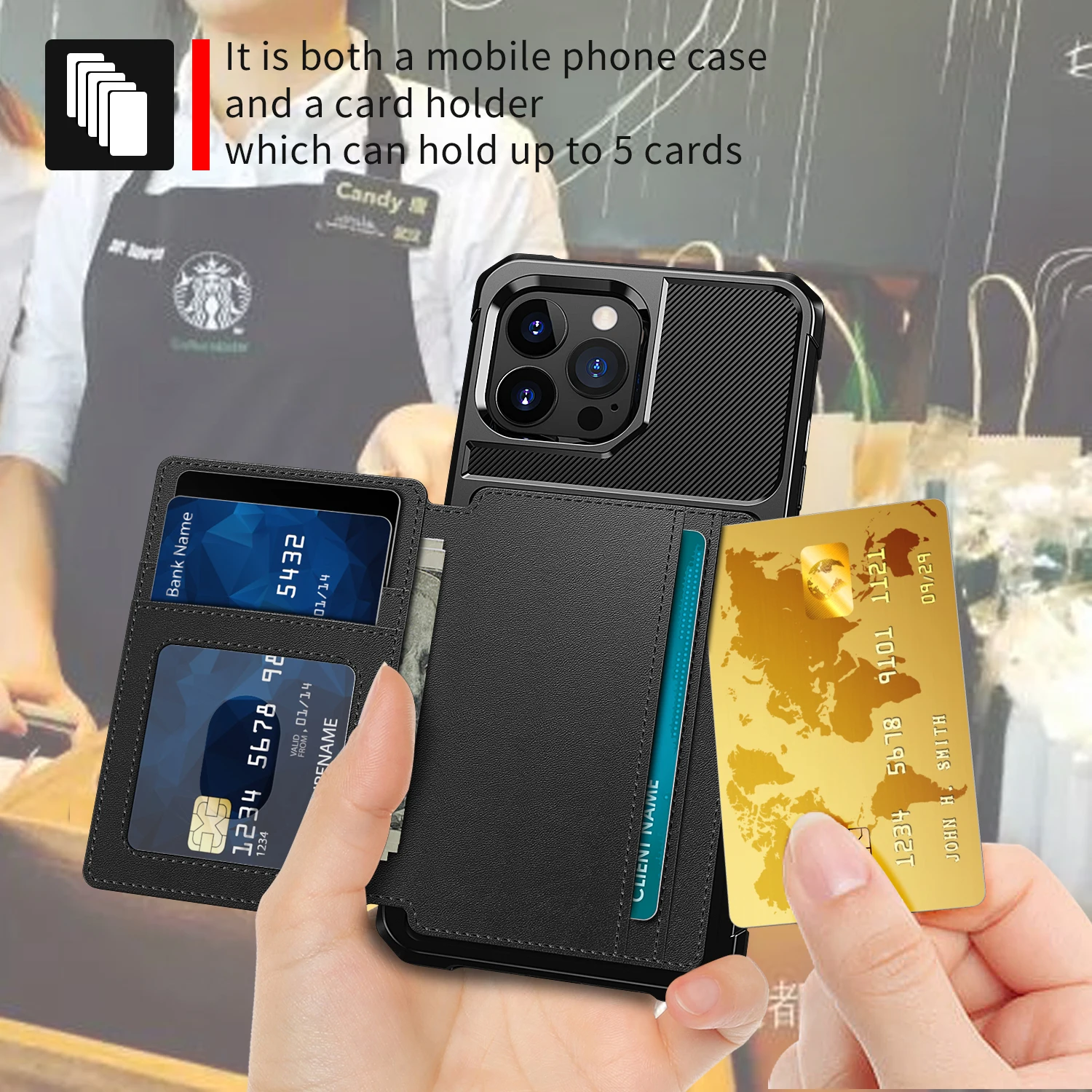 iPhone Magnetic Wallet Case
