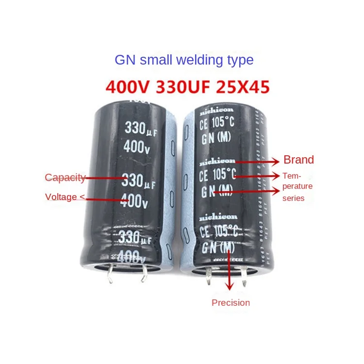 400V330UF 25X45 electrolytic capacitor 105 degrees 1pcs