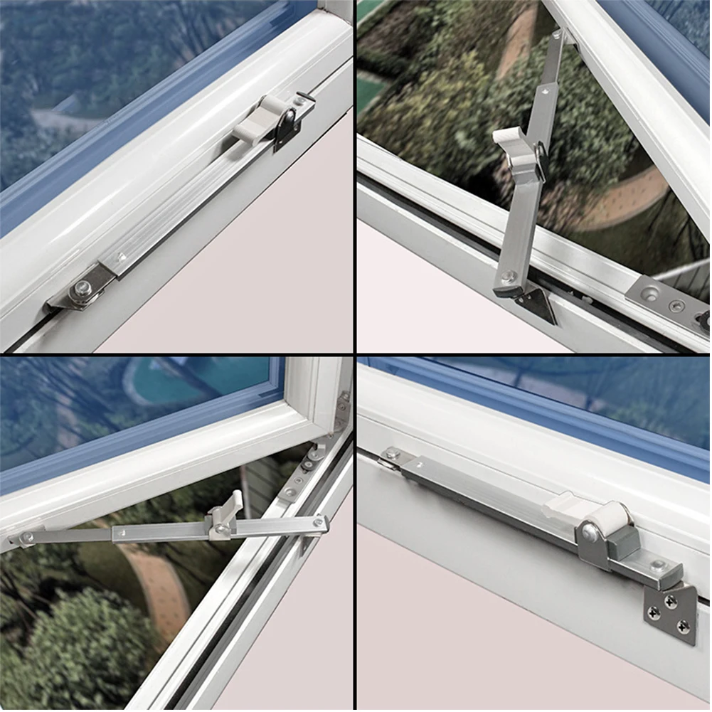 Stopper Security Angle Controller Gusset Fixed Wind Brace Limiter Tools Stainless Steel Telescopic Window Support Home Hardware